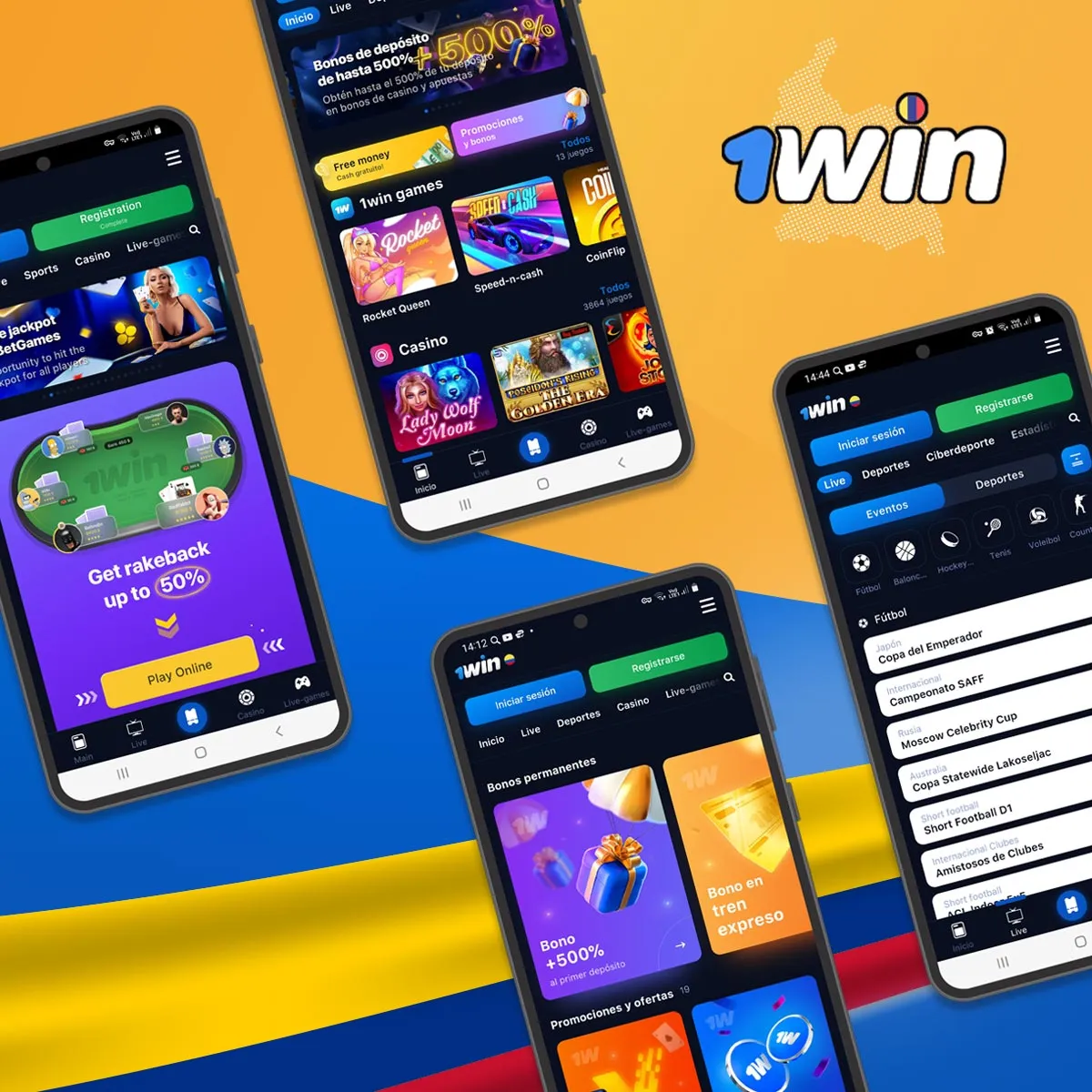 1win Mejor aplicación móvil para apuestas en línea en Colombia
