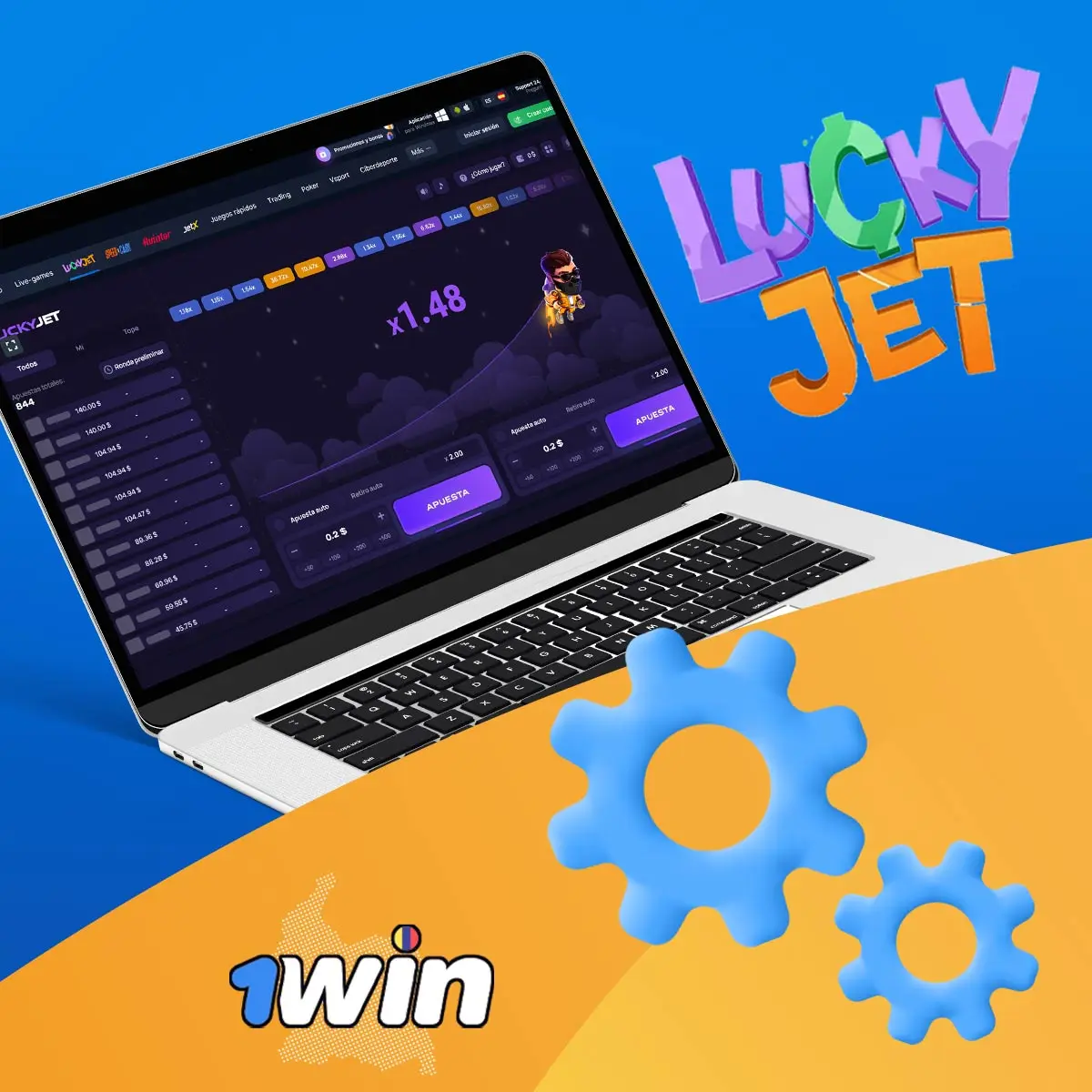 ¿Qué reglas debo seguir para ganar en Lucky Jet 1Win?