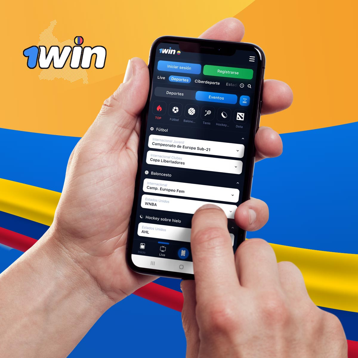 ¿Cómo puedo apostar en 1win?