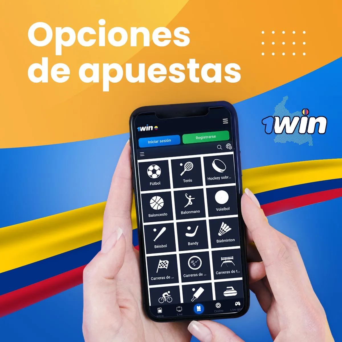 ¿En qué deportes puedo apostar en la aplicación móvil de 1win?