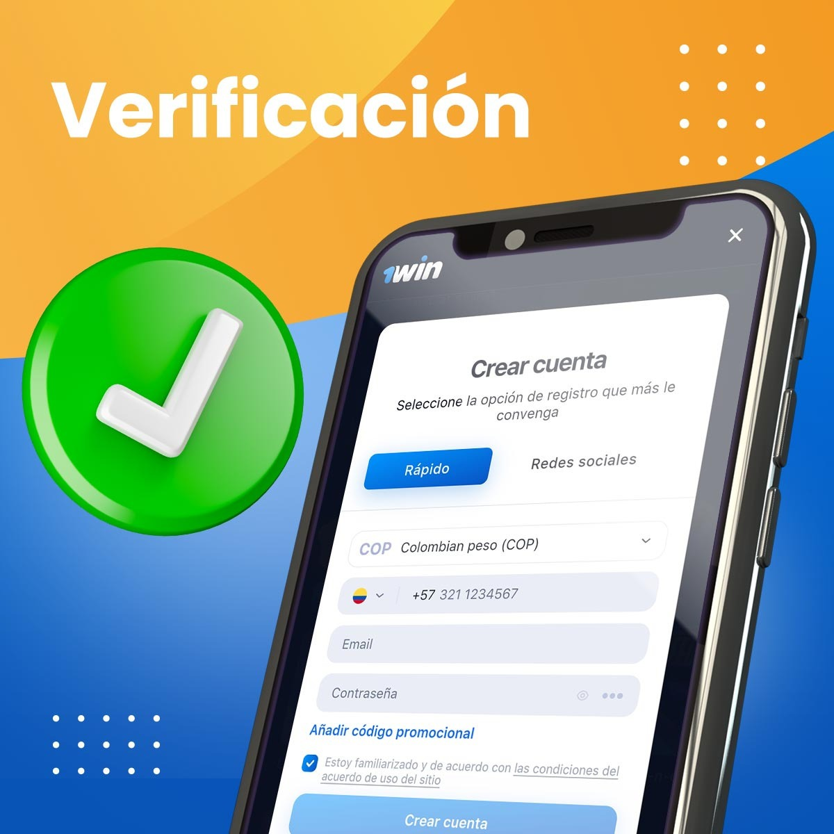 ¿Cómo puedo verificar en 1win?