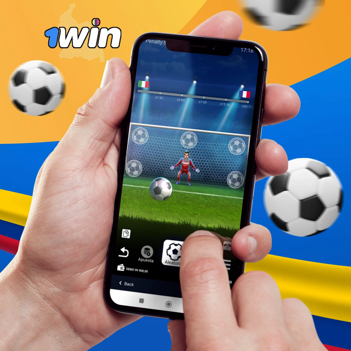 ¿Dónde empiezo a apostar en Penalty Shoot Out 1Win?