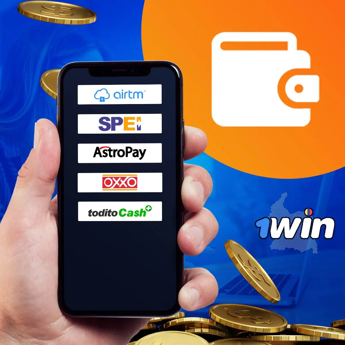 ¿Qué opciones de pago ofrece 1win Balloon?