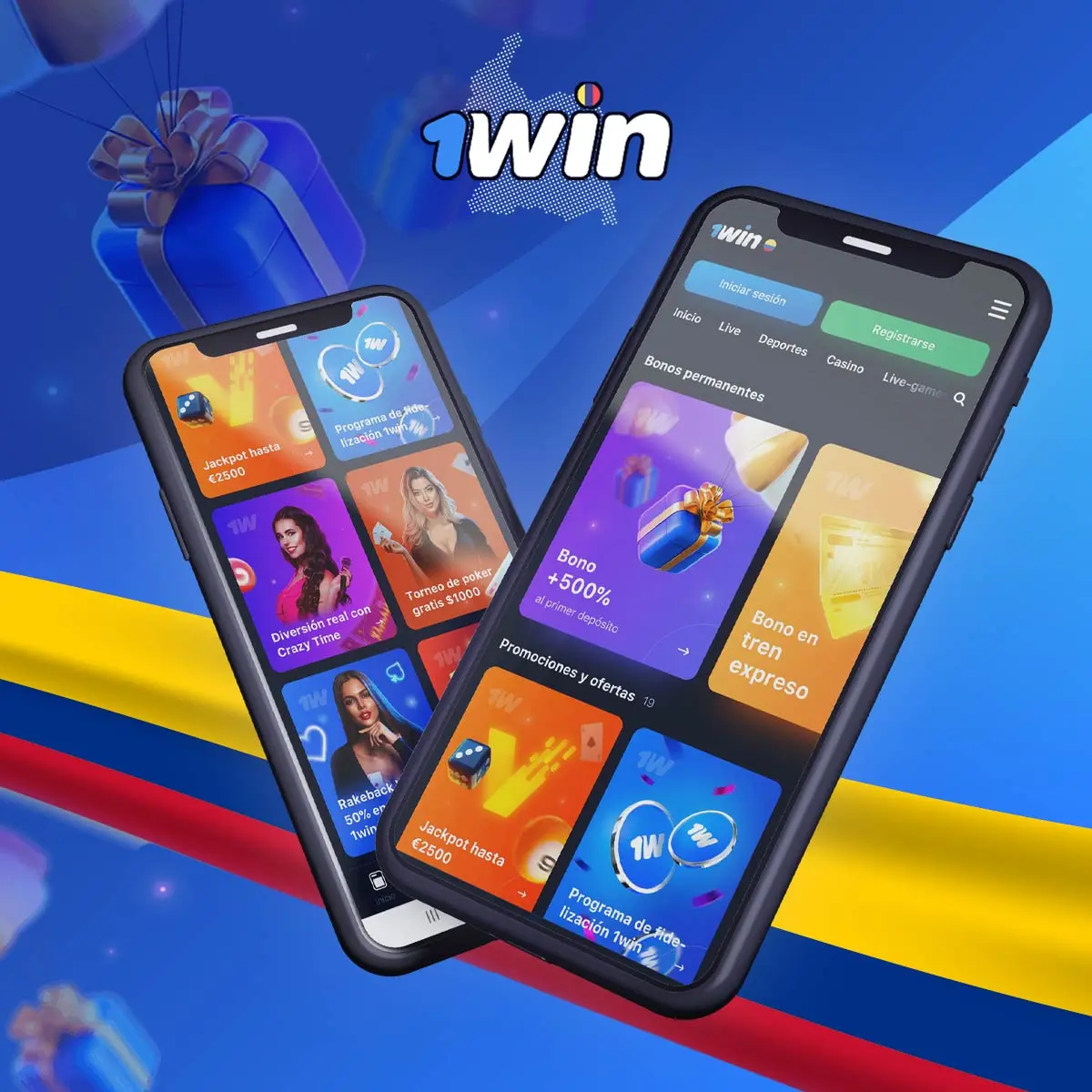 Oferta de bono para apostar en el juego Balloon 1Win