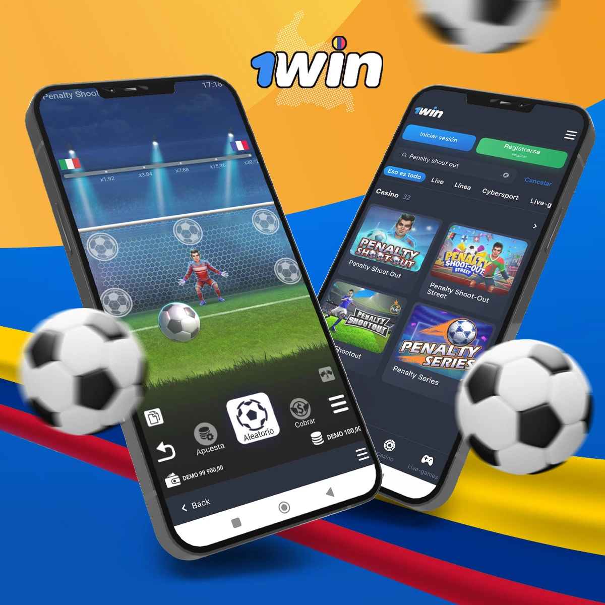Revisión del juego en línea Penalty Shoot Out en la plataforma 1win