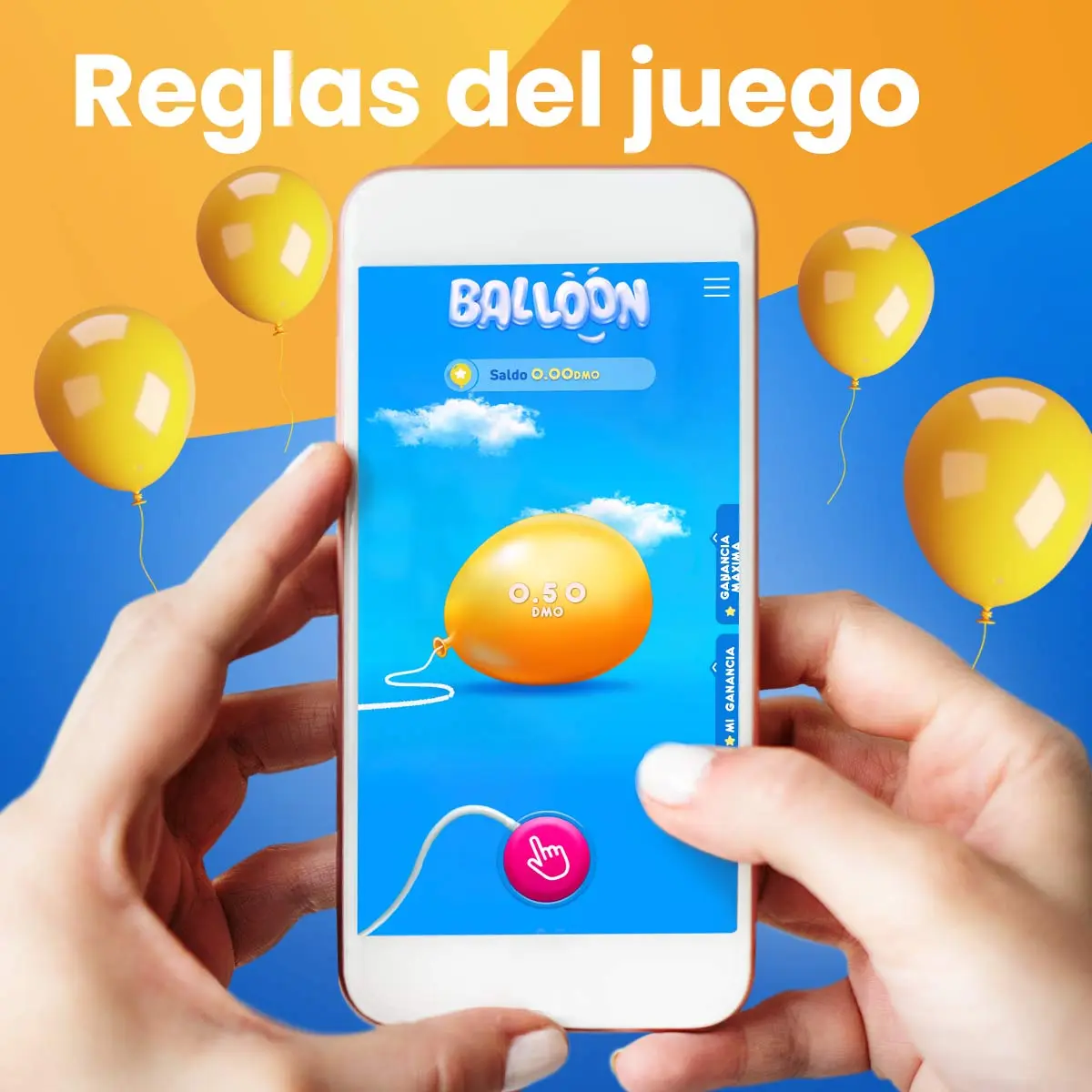 Condiciones del juego en línea Balloon en la plataforma 1win