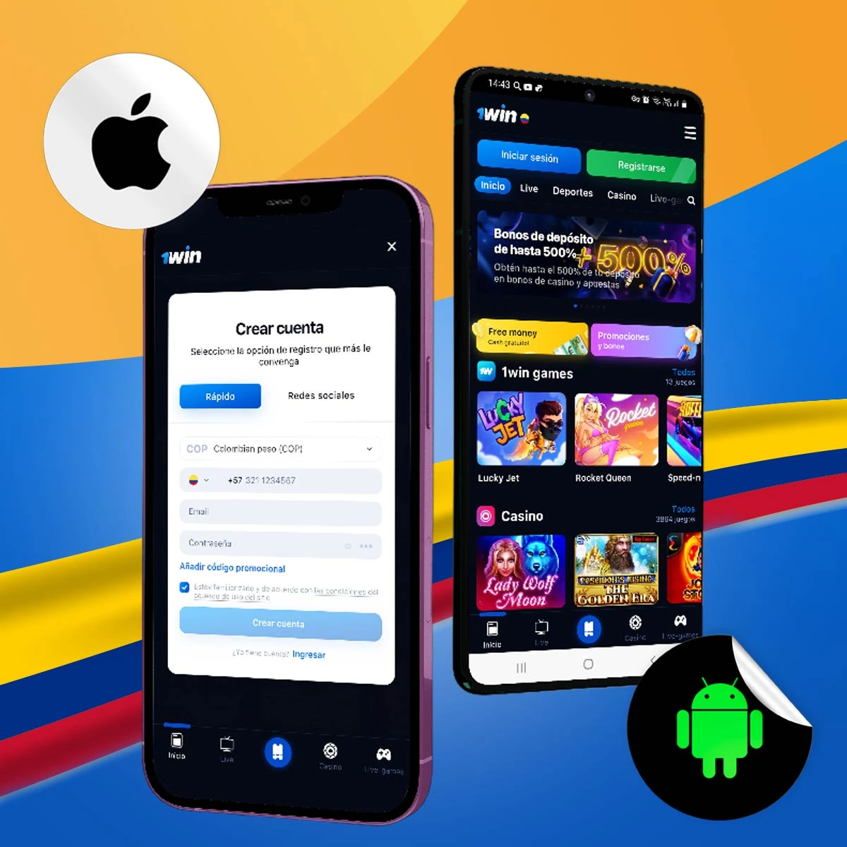 ¿Cómo se utiliza el código promocional 1win en la aplicación móvil?